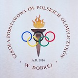 Miniaturka sztandaru szkolnego 28